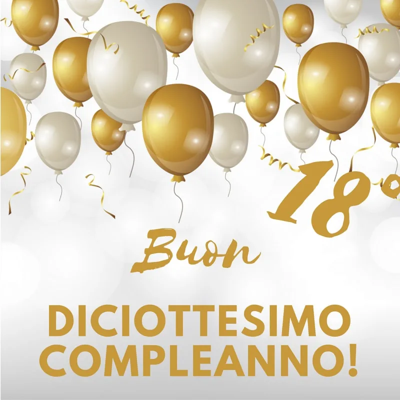 auguri di 18 anni