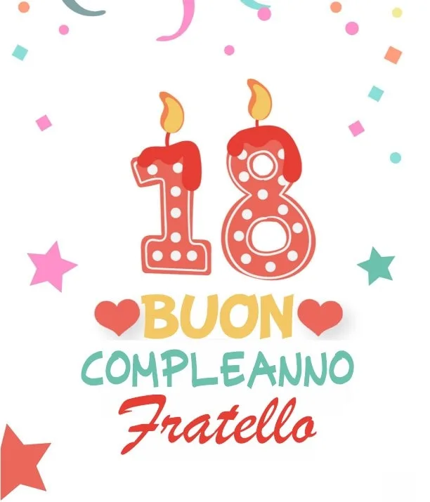 auguri per 18 anni