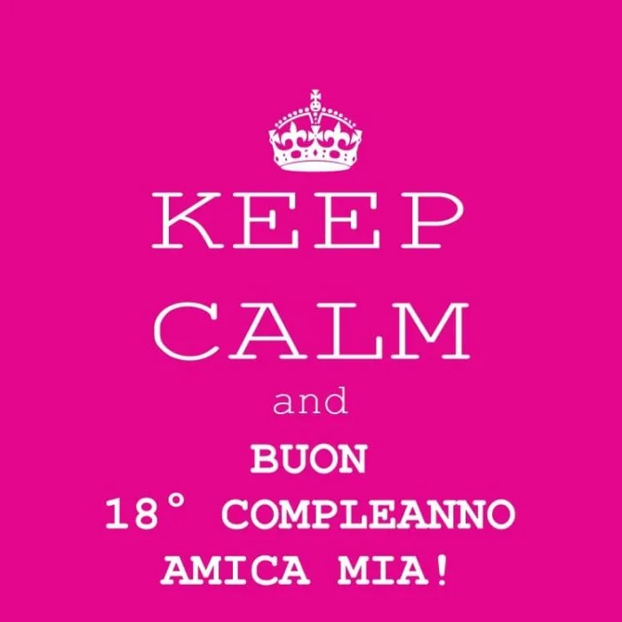 auguri per i 18 anni