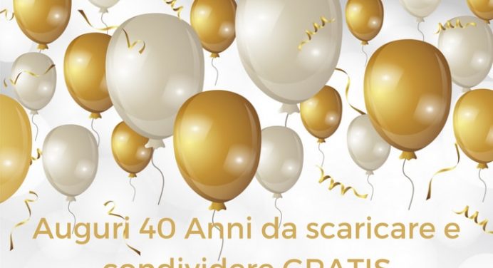 Auguri 50 Anni Da Scaricare E Condividere Gratis