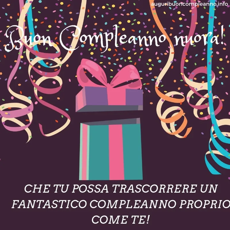 auguri alla nuora