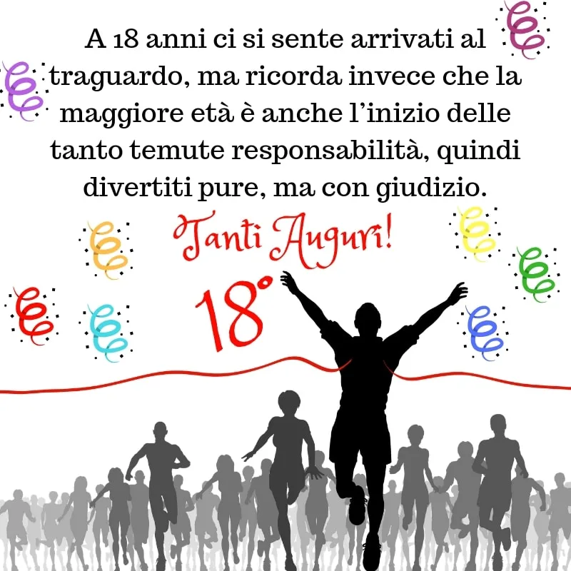 18 anni auguri