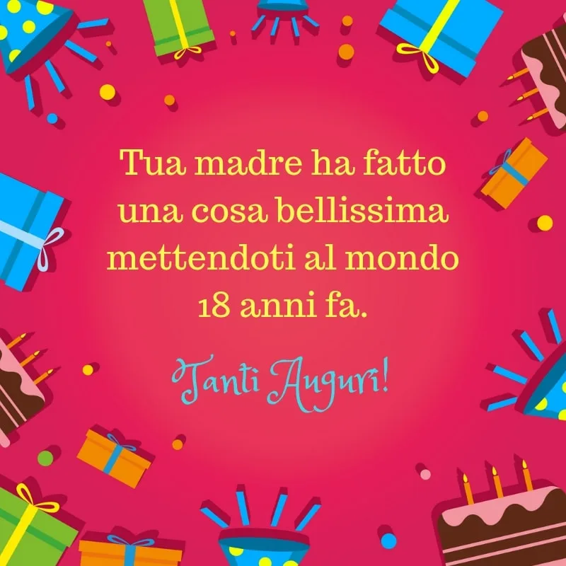 frasi di auguri per 18 anni