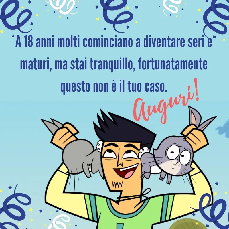 auguri 18 anni divertenti