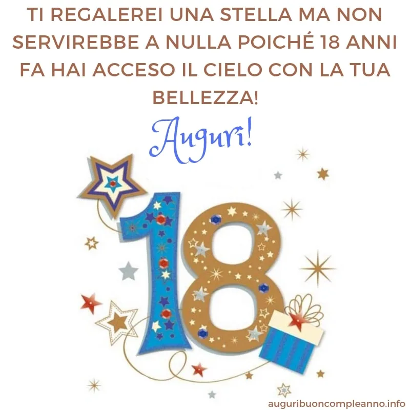 augurio di 18 anni