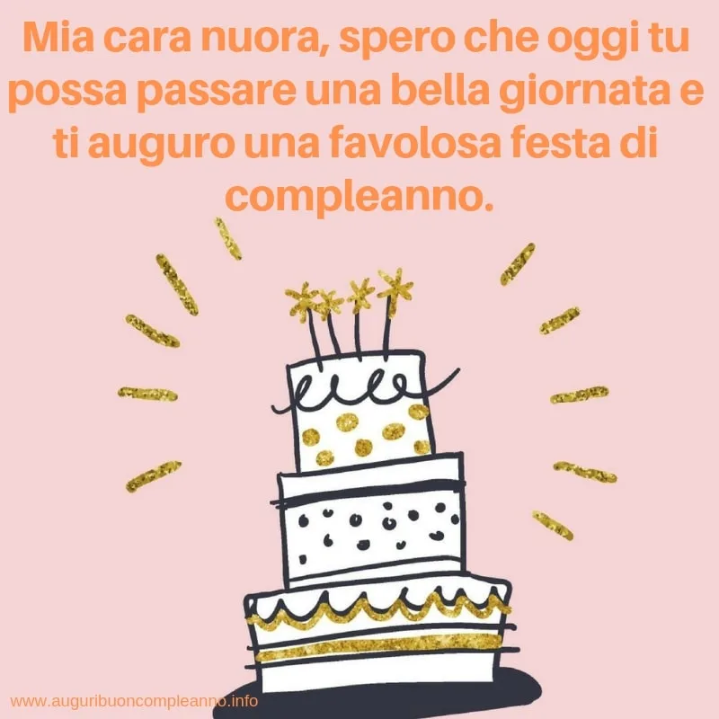 auguri compleanno nuora